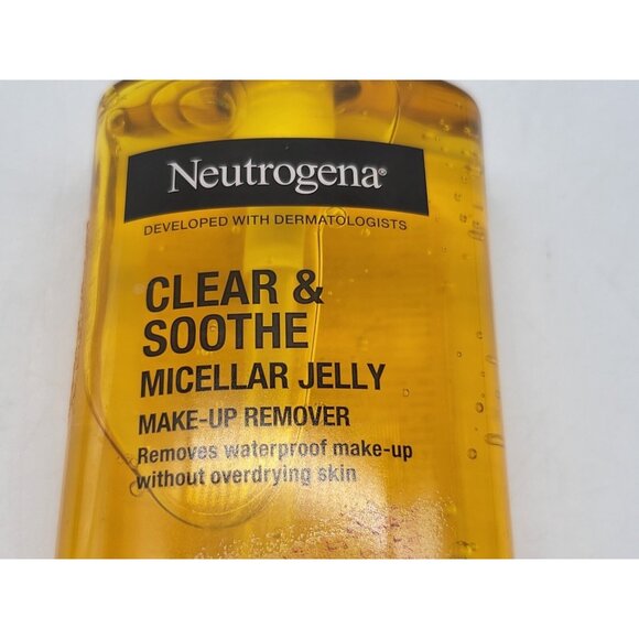 Neutrogena Clear & Soothe Micellar Jelly Makeup Remover 200ml Oil-Free With Turm - Picture 4 of 6